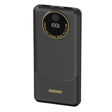 Nešiojamas įkroviklis - akumuliatorius 10000mAh 2xUSB + USB C 22.5W juodas Dudao K12 